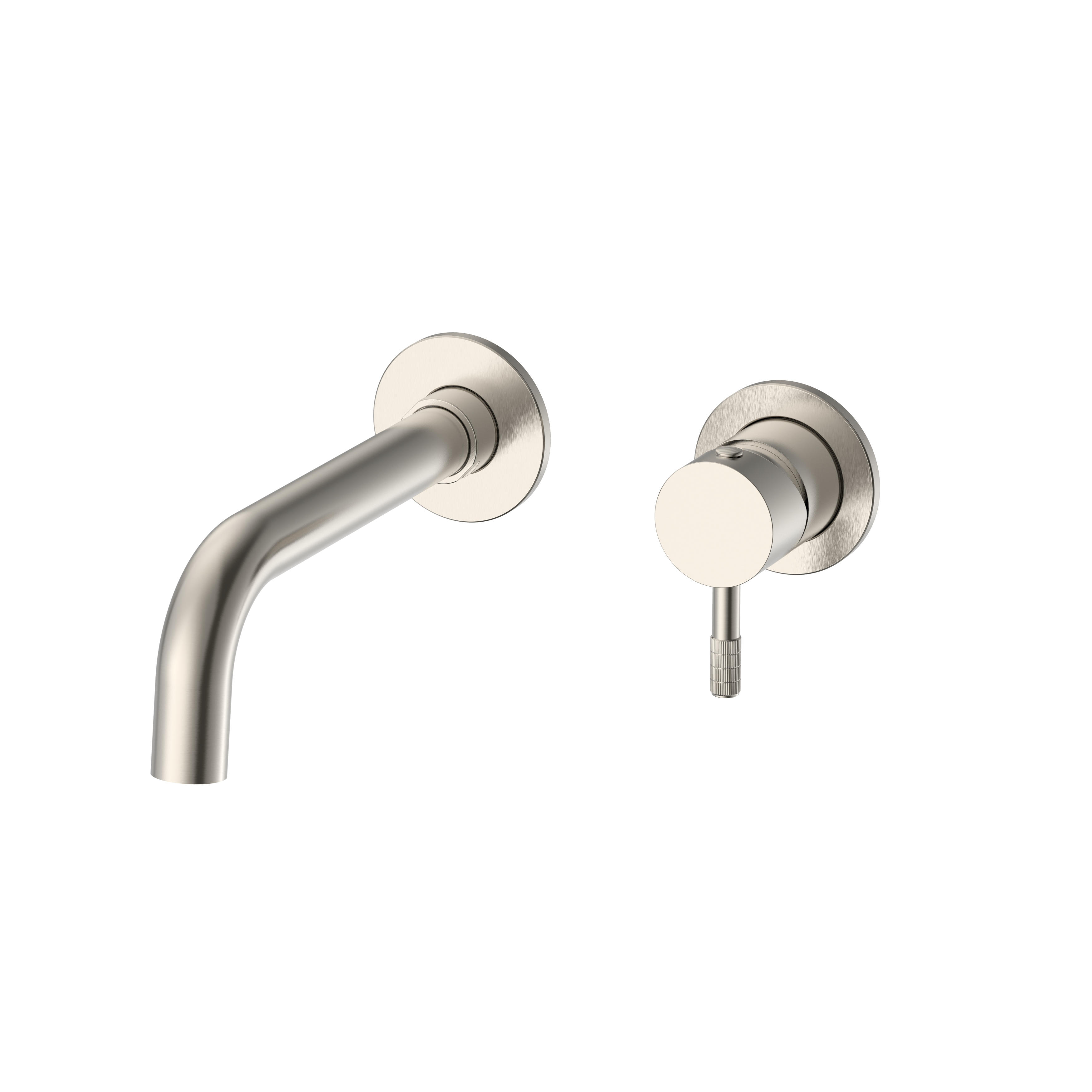 Boss & Wessing Afbouwdeel Wastafelmengkraan BWS Sensa Cold Start Inbouw Hendel Geborsteld RVS