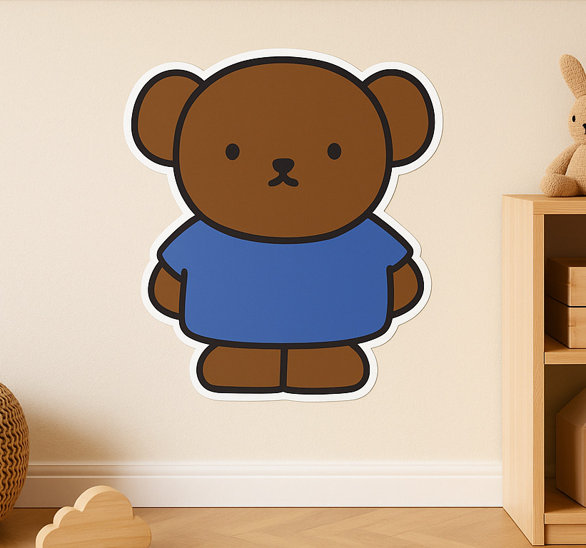 Tenstickers Nijntje en snuffie muursticker