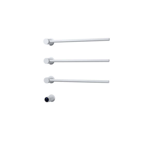 Rosani THREE Elektrische Handdoekradiator - 52x54x13cm - 30watt - wit mat SW1381755