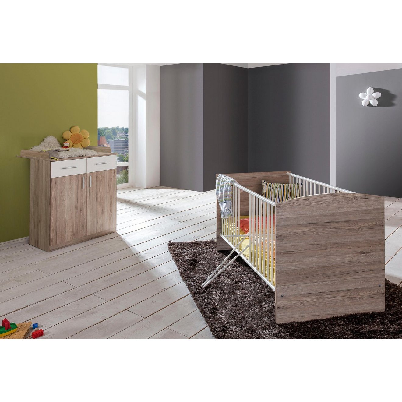 Wimex Babymeubelset Joker Bed + commode (voordeelset, 2-delig)