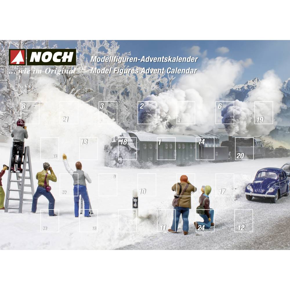 NOCH H0 Adventskalender Adventskalender met figuren Modelspoor Leeftijdsklasse Vanaf 15 jaar