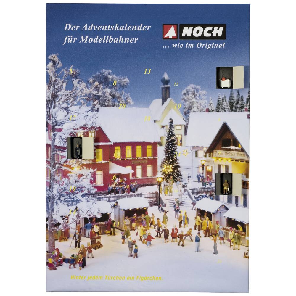 NOCH N Adventskalender Adventskalender met figuren Modelspoor Leeftijdsklasse Vanaf 15 jaar