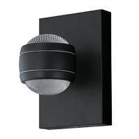 EGLO Außenwandleuchte LED Sesimba 2×3,7 W  Schwarz