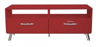 Sixtens tv-meubel Cobra - rood - 46x118x43 cm