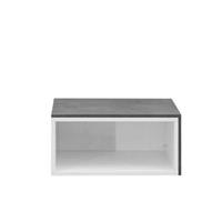 Leen Bakker salontafel Rostoya - wit/betongrijs - 35x70x40 cm