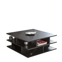 Leen Bakker salontafel Ligarda - zwart - 28,9x70x70 cm
