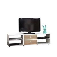 Leen Bakker TV-meubel Kviljo - wit/eikenkleur - 37,2x148,5x40 cm