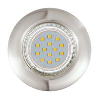 Einbauleuchte Eglo Peneto Einbaulampe Downlight Deckenlampe LED Nickelmatt 3er Set