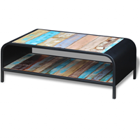 vidaXL Salontafel massief gerecycled hout