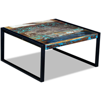 VidaXL Salontafel massief gerecycled hout 80x80x40 cm