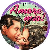 Contento Amore Mio Wanduhr