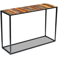 VidaXL Wandtafel 110x35x76 cm massief gerecycled hout