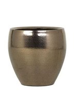 Amora pot 26x26x26 cm Gold bloempot binnen