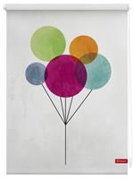 home24 Lichtblick Rollo Ballon 120x150 cm (BxH) Mehrfarbig Webstoff