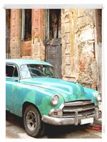 Seitenzugrollo Klemmfix Motiv Kuba, LICHTBLICK, Lichtschutz, ohne Bohren, freihängend