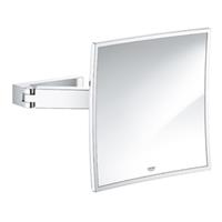 Grohe Selection Cube wand cosmeticaspiegel chroom/glas
