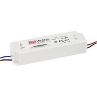 meanwell LED-Trafo Konstantspannung 36W 0 - 1.5A 24 V/DC nicht dimmbar, Überlastschutz