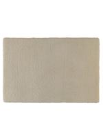 RHOMTUFT Badteppich Square stone - 320, beige, Deckelbezug 45x50 cm