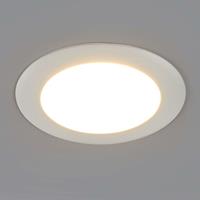 Lampenwelt Ronde LED inbouwlamp Arian, 9,2 cm 6W