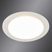 Lampenwelt Arian - LED inbouwspot in wit, 11,3 cm 9W