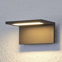 Lampenwelt Vlakke LED-buitenwandlamp Caner