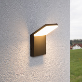 Lampenwelt Waban - LED-buitenwandlamp