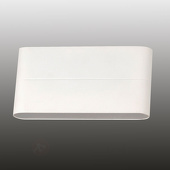 Fabas Luce LED-Außenwandleuchte Casper, weiß