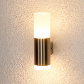 Lindby Gabriel - LED-buitenwandlamp, roestvrij staal
