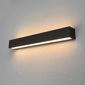 Lampenwelt Hoekige LED-buitenwandlamp Tuana