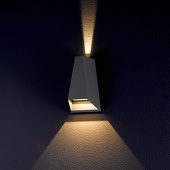 Lampenwelt Tweevoudig schijnende led-buitenwandlamp Jendrik