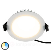 Heitronic LED-Einbaustrahler Lino 3.000K-5.700K 13 W weiß