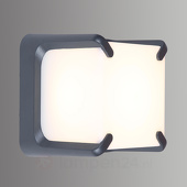 Eco-Light Quadratisch geformte LED-Außenwandleuchte Armor