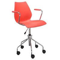 Kartell Maui Bureaustoel Rood