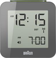 Braun Clocks Bedside Digital Clock Unisexuhr in Grau BNC009GY-RC
