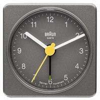 Braun Clocks Travel BNC002 Classic Travel Unisexuhr in Grau BNC002GYGY