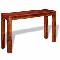 VidaXL Console tafel 120x35x75 cm massief sheesham hout