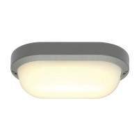 buitenlampenshop.nl Plafond/ wandlamp TERANG 2 XL zilvergrijs 1xLED 3000K