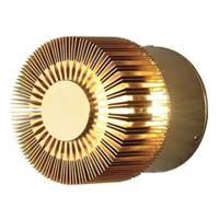 konstsmide Monza wandlamp rond met LED 3W messing 7900-800 