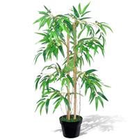 vidaXL Künstlicher Bambusbaum "Twiggy" mit Topf 90 cm Grün