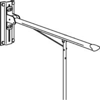 Pressalit Value Steunarm with leg height adjustable 850 mm