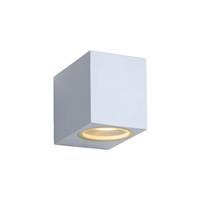 Lucide LED wandspot buiten ZORA IP44 - wit - 9x6,5x7,9 cm