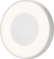 konstsmide Ronde led buitenplafondlamp Carrara in wit