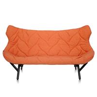 Kartell Foliage Fauteuil Cloth Oranje / Zwart