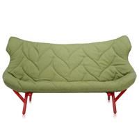 Kartell Foliage Fauteuil Trevira Groen / Rood