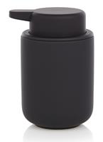 ZONE Seifenpumpe UME, Steingut mit Soft-Touch, schwarz, ca. 12,8 cm H | ZO-381069 | 5708760660230