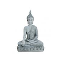 Bellatio Boeddha beeld grijs 39 cm van polystone