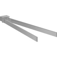 Loft Handtuchhalter, zweiarmig schwenkbar, 410mm steel 055001641 - Emco