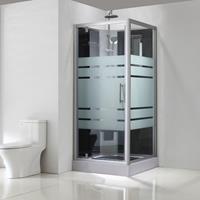 Wiesbaden Thermo complete douchecabine 80x80x218 alu 5mm glas