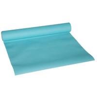 Cosy & Trendy Tafelloper - papier - turquoise - 480 x cm -