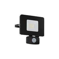 EGLO LED-Außenstrahler Faedo 3 mit Sensor, schwarz, 20W